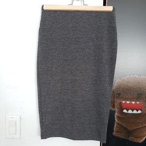 Forever 21 grey heather jersey skirt